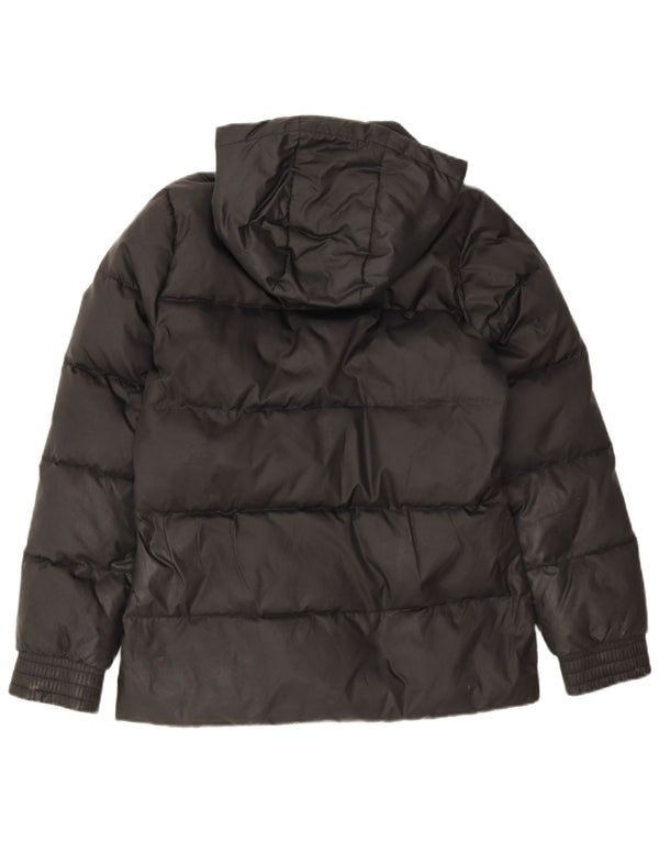 Adidas Chaqueta acolchada con capucha para mujer UK 8/10 Small Black Poliéster