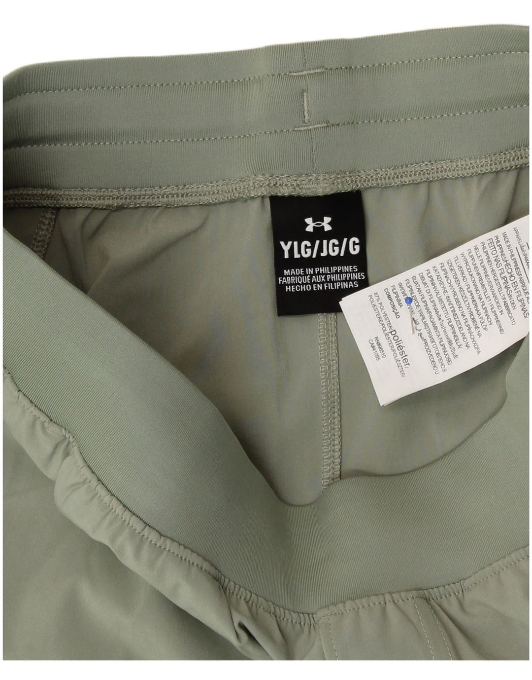 Under Armour Pantalones de chándal para niño 11-12 años Grande Verde Deportivo