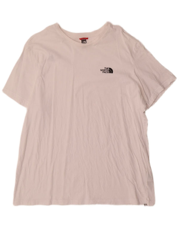 The North Face Camiseta gráfica para hombre Top 2XL Algodón blanco
