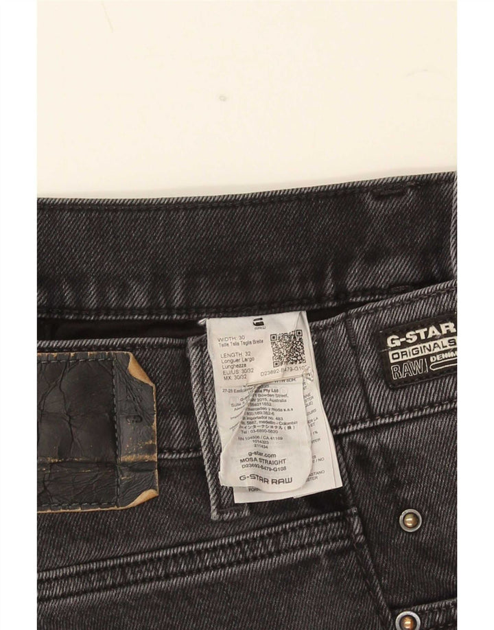 Vaqueros rectos para hombre G-Star W30 L32 Algodón gris