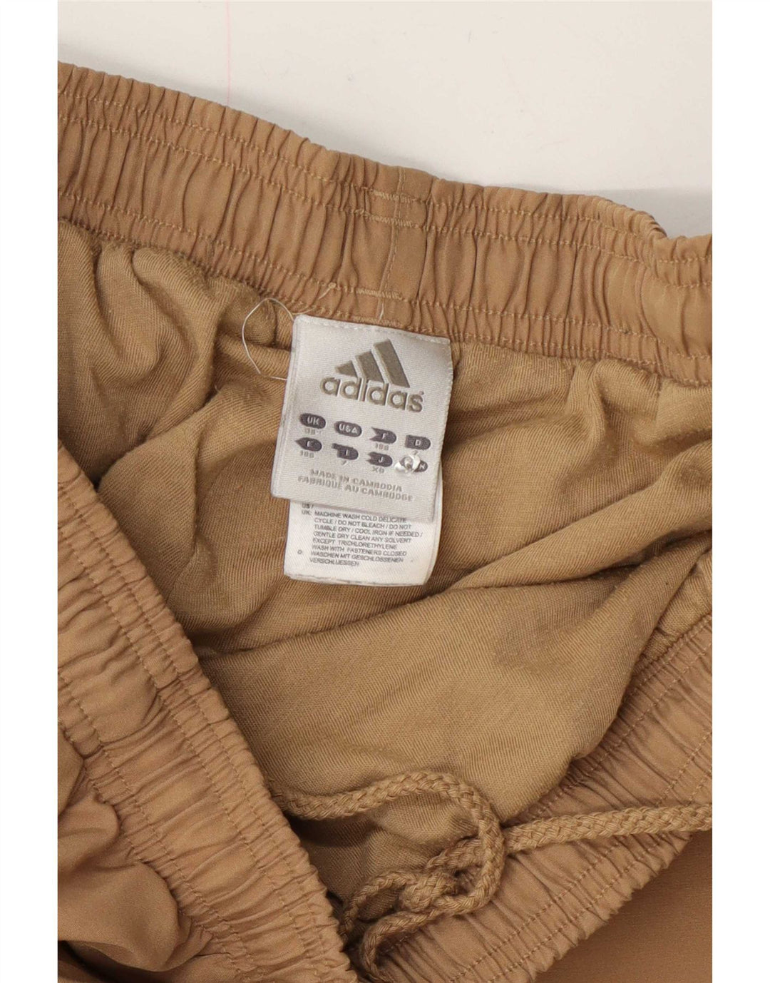 Adidas Hombre Pantalón Chándal Joggers XL Beige Poliéster