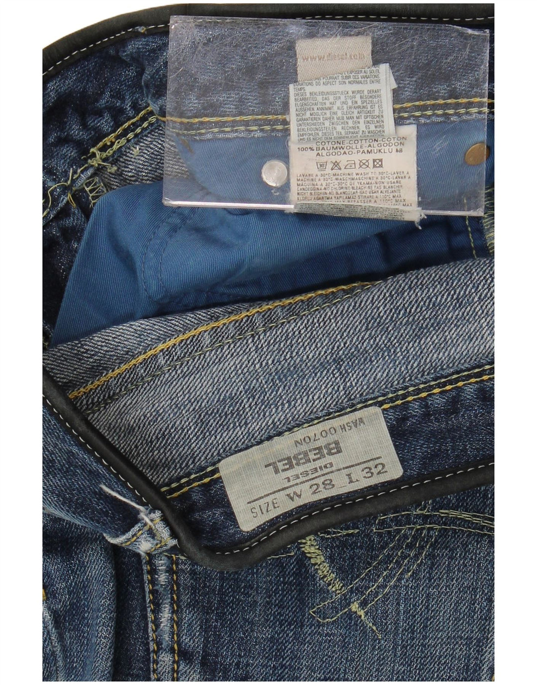 Diesel Mujer BEBEL Slim Jeans W28 L27 Algodón Azul