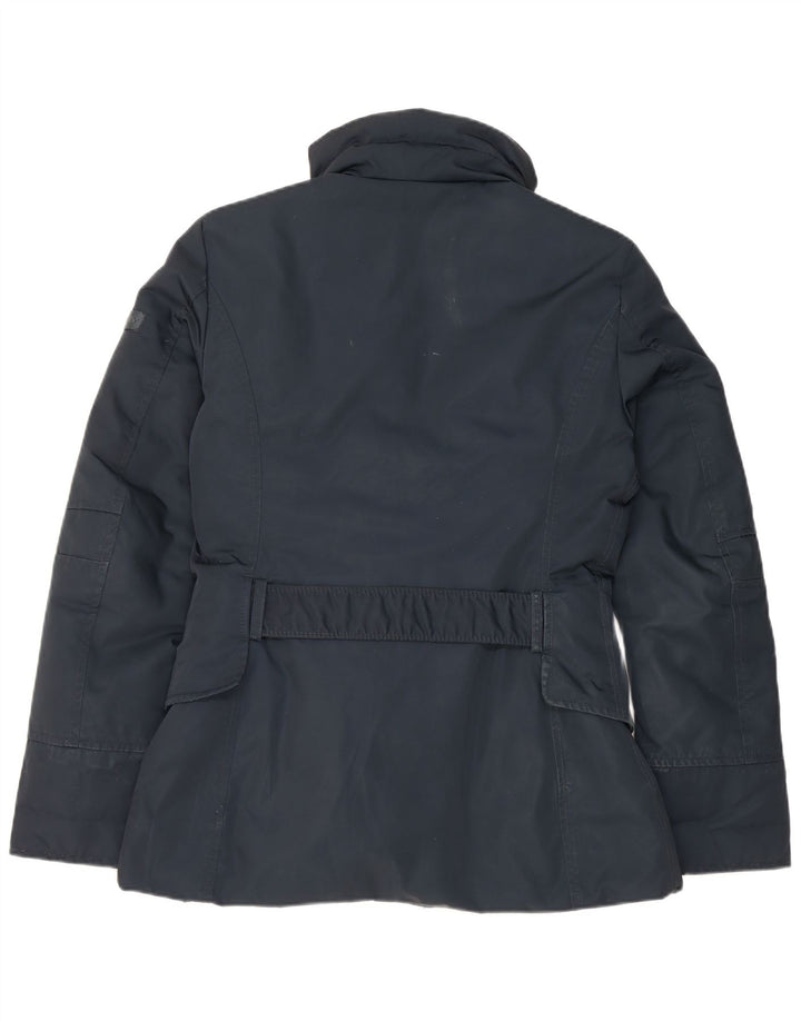PEUTEREY Chaqueta acolchada para mujer IT 46 Grande Poliéster azul marino