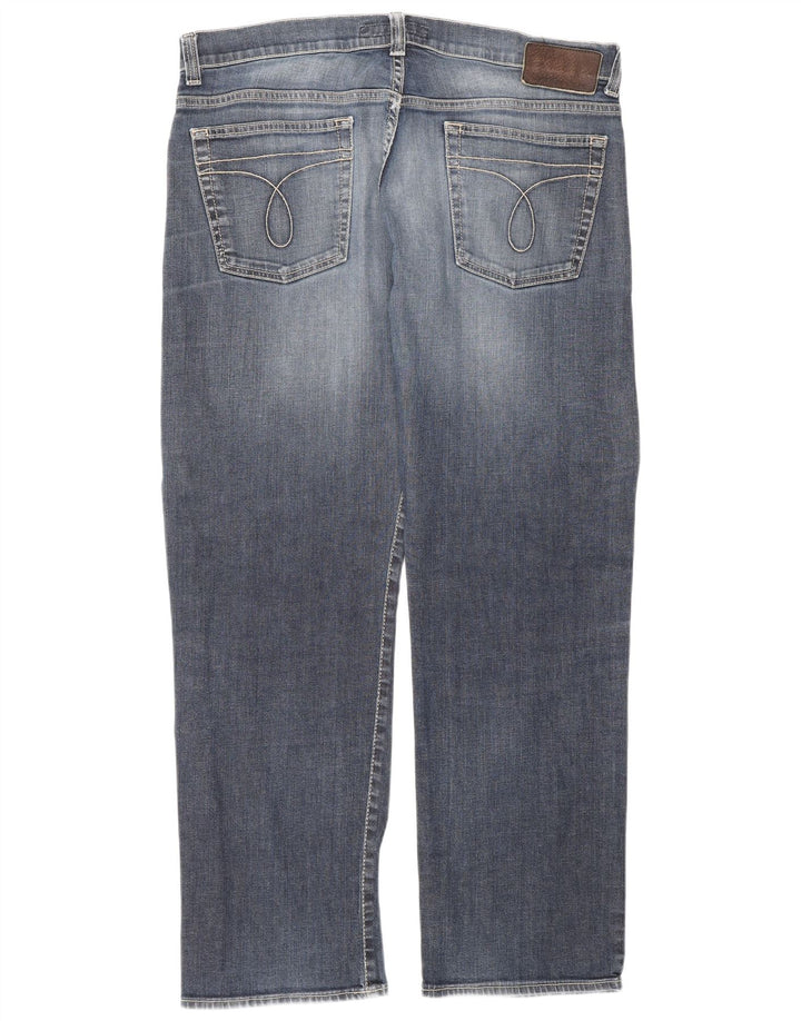 Vaqueros rectos Calvin Klein para hombre W36 L31 azul