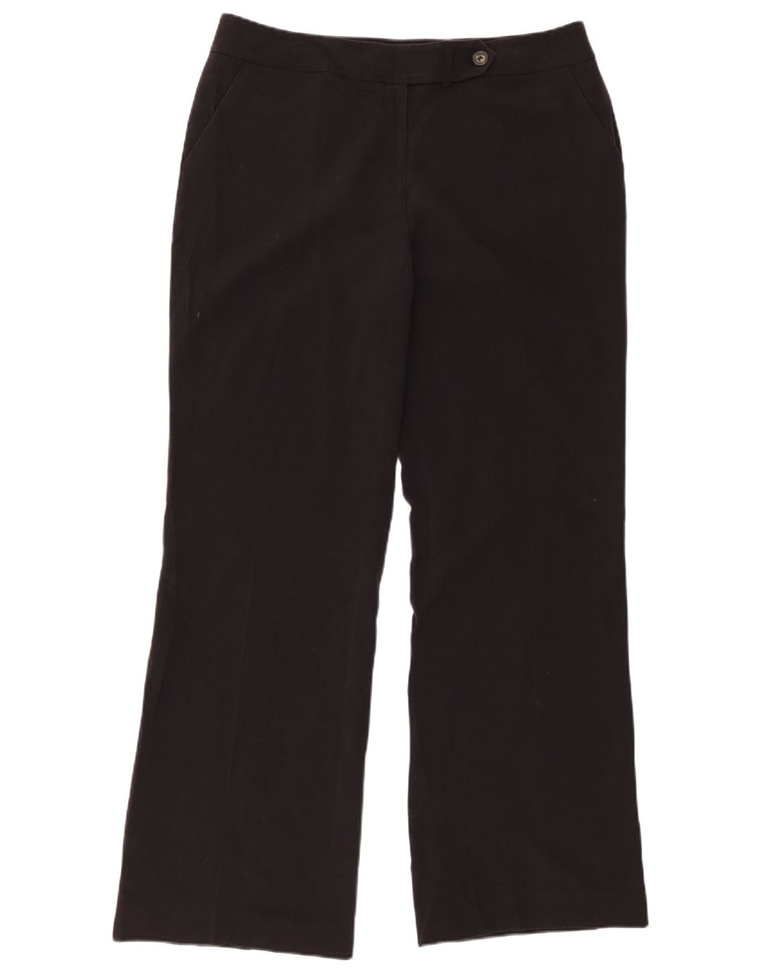 CALVIN KLEIN Pantalones chinos con corte de bota para mujer US 12 Large W34 L32 Negro