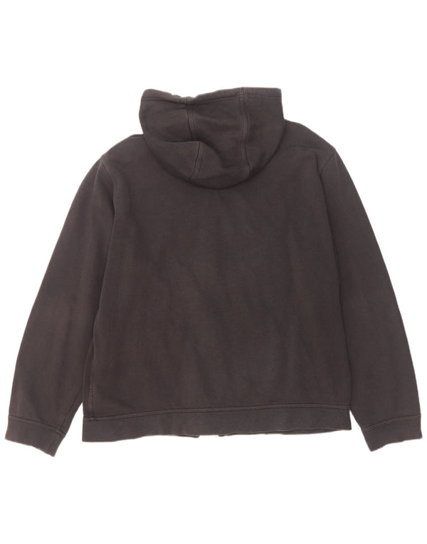 Nike Sudadera con capucha y cremallera gráfica para hombre XL Algodón gris