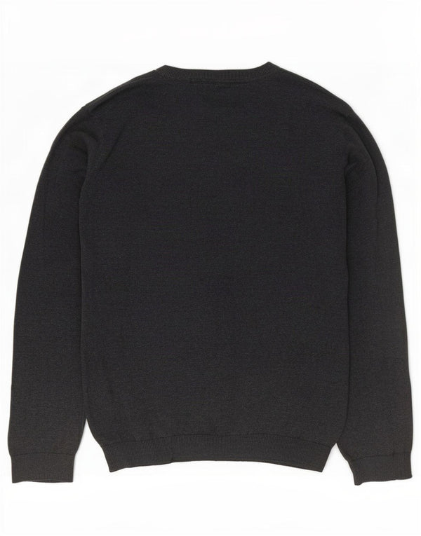 Marks & Spencer Jersey con cuello en V para niños 15-16 años Algodón gris