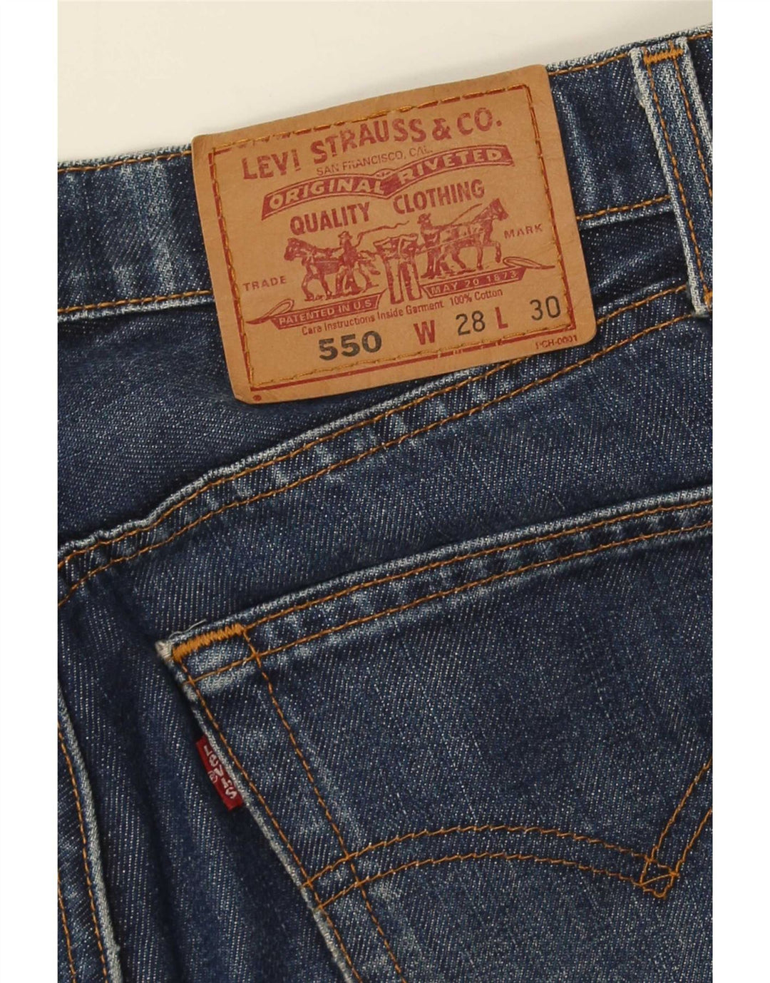 Levi's Hombre 550 Vaqueros Bootcut W28 L30 Azul