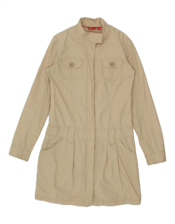 PUMA Womens Trench Coat UK 10 Small  Beige Cotton Vintage Puma and Second-Hand Puma from Messina Hembry 