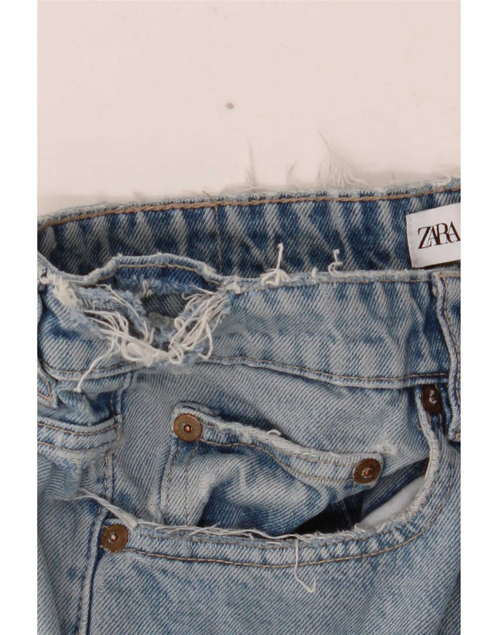 Zara Jeans Rectos Mujer EU 40 Medium W30 L30 Azul