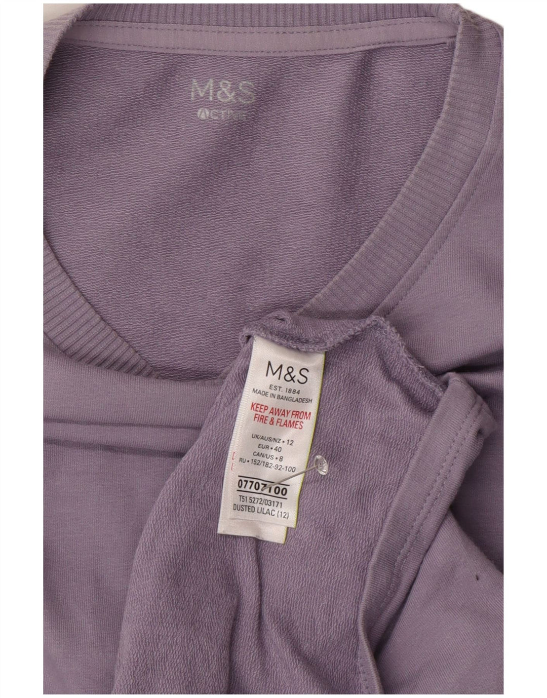 Marks & Spencer - Sudadera para mujer, talla 40, tamaño mediano, color morado