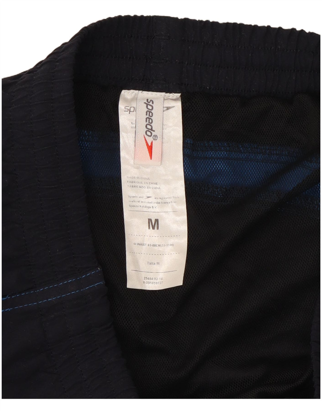 Speedo Hombre Bañador Corto Medio Azul Marino Colorblock Poliéster