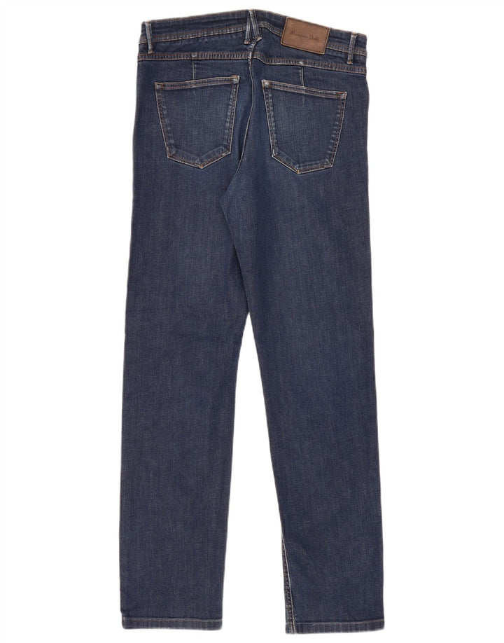 Massimo Dutti Vaqueros Slim Hombre EU 40 Medium W31 L30 Azul