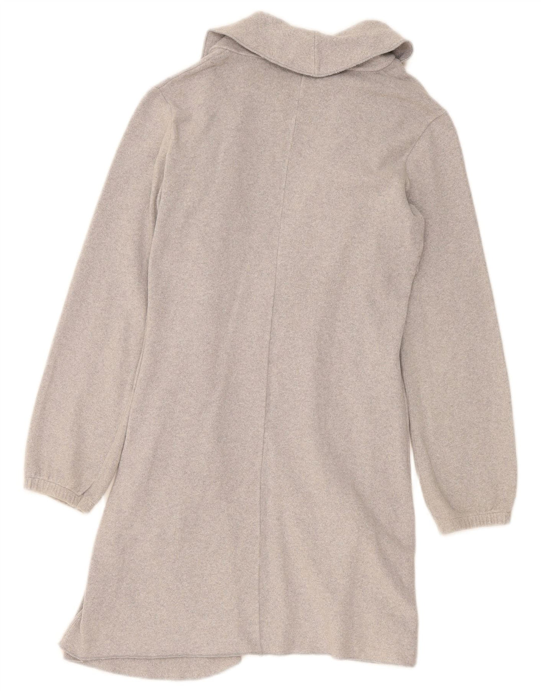 Benetton Cárdigan Largo Abierto para Mujer ES 44 Gris Medio