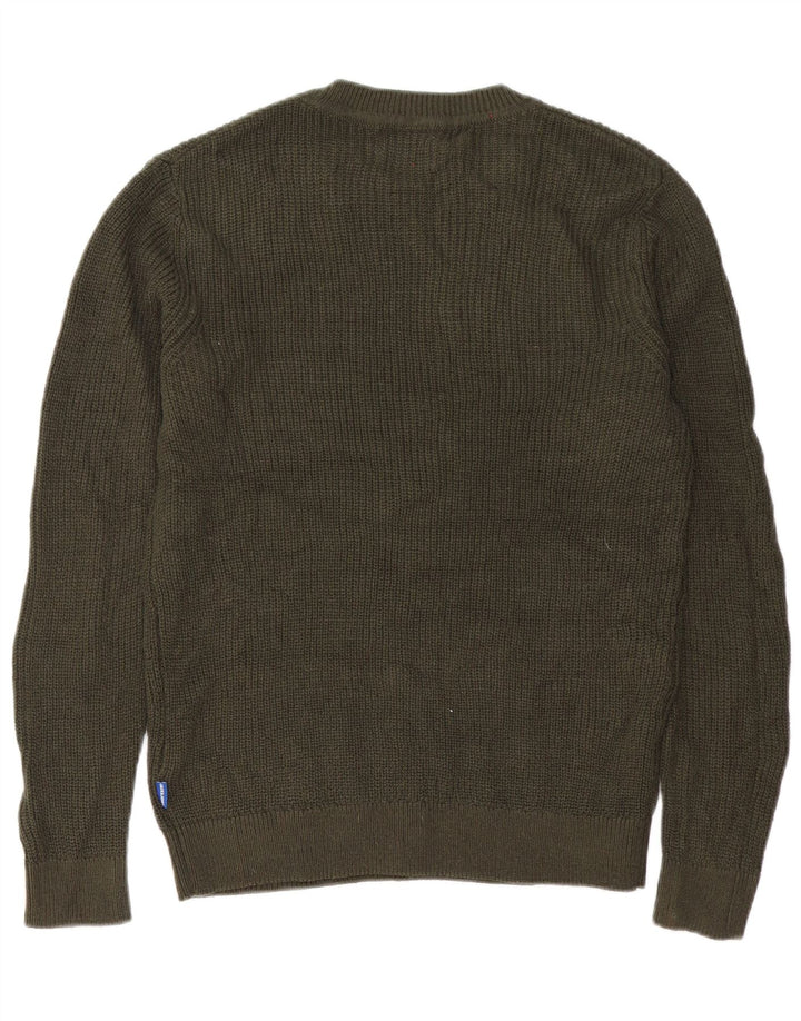 Jersey Jack & Jones Hombre con Cuello Redondo Acrílico Verde Medio