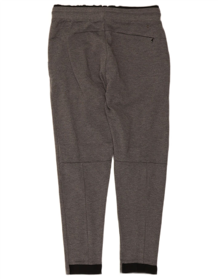 Zara Hombre Pantalones De Chándal Cortos Pequeños Gris Colorblock Poliéster