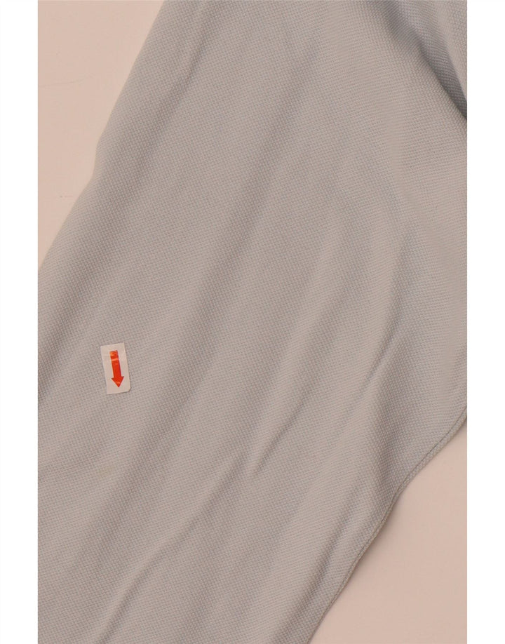 Kappa Polo De Manga Larga De Algodón Azul Medio Hombre