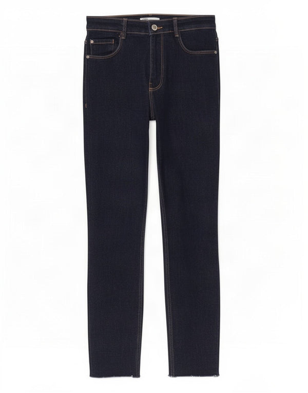 Zara Vaqueros Slim Mujer EU 36 XS W26 L26 Azul Marino
