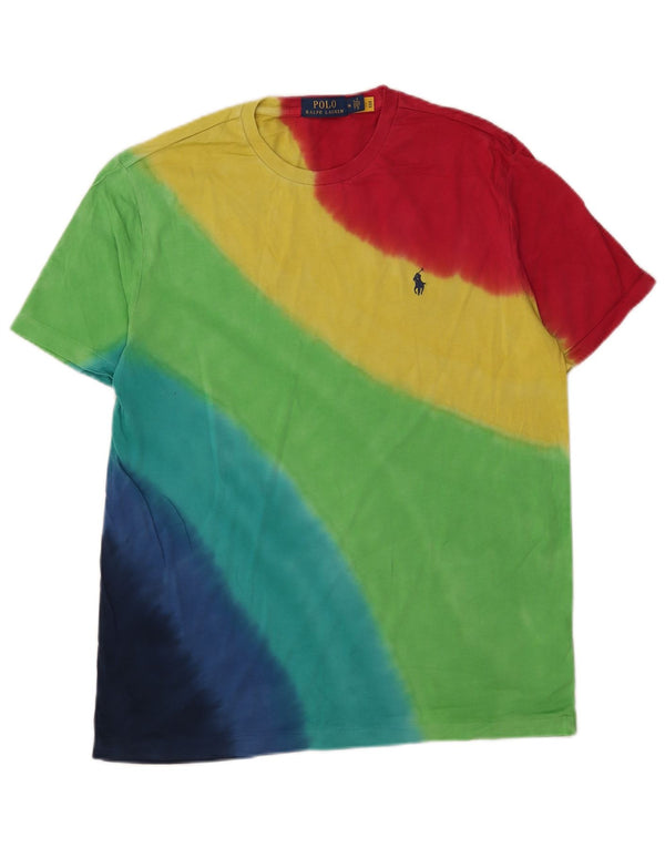 Polo Ralph Lauren Camiseta para hombre Top Medium Multicolor Tie Dye Algodón