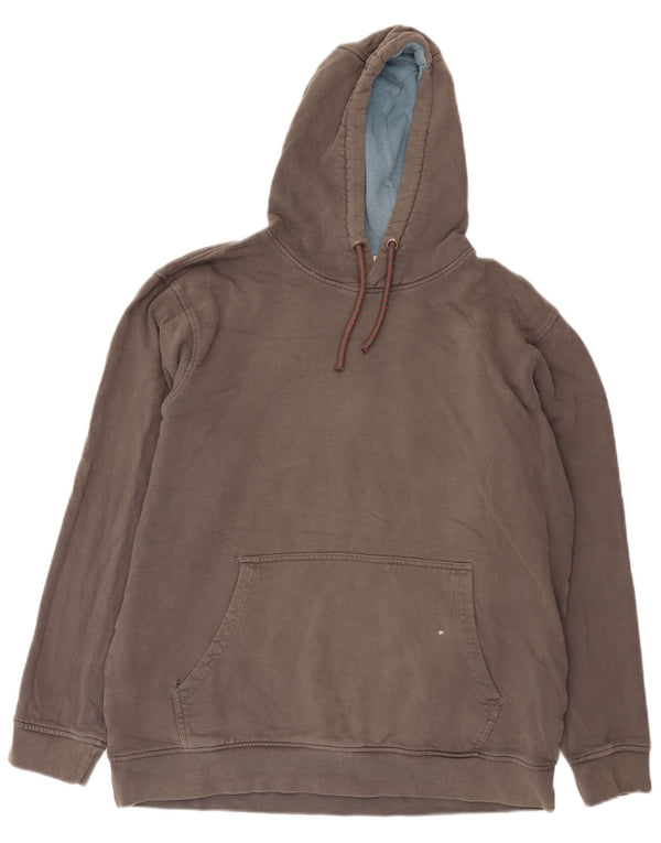Jersey con capucha para hombre Mountain Warehouse Jersey grande de algodón gris