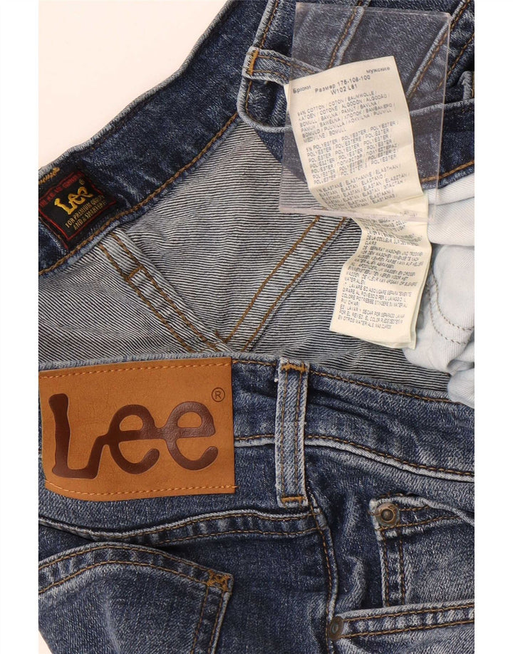 Lee Vaqueros Cortos Rider para Hombre W40 L27 Algodón Azul