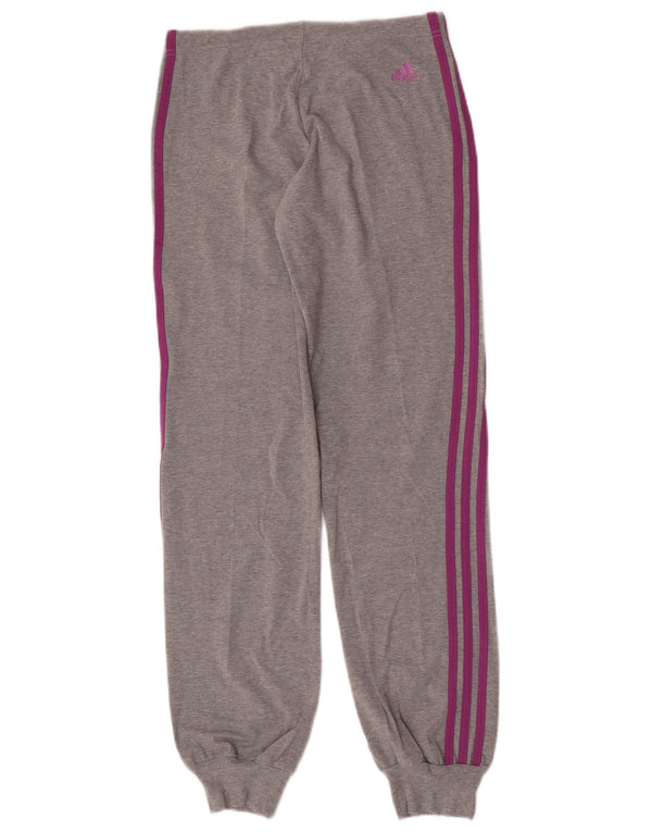 Adidas Pantalones de chándal para mujer Joggers UK 12 Algodón gris medio