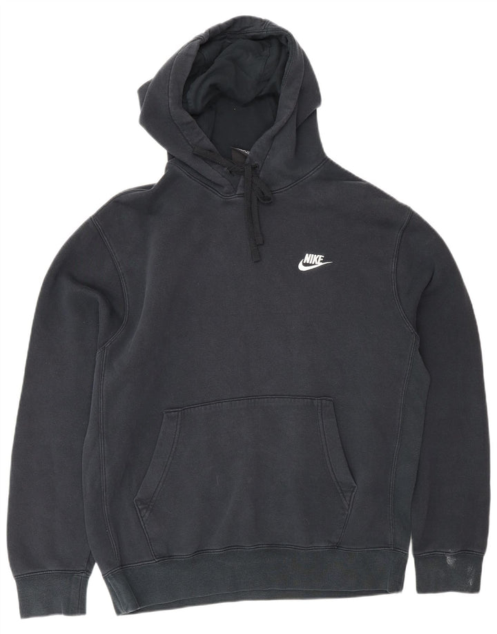 Nike Hombre Sudadera con capucha Jumper Medium Azul Marino Algodón