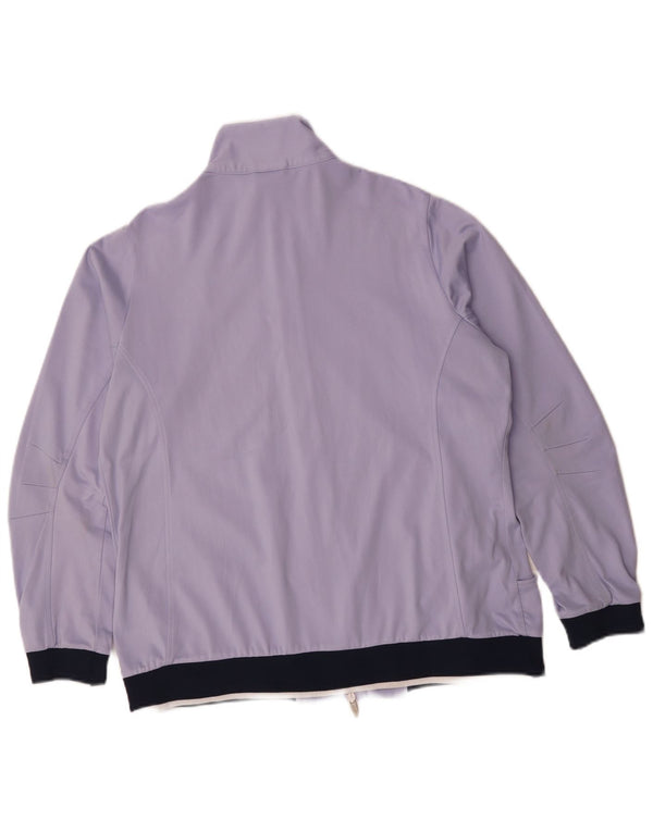 Champion Chaqueta de Chándal Easy Fit para Mujer UK 40 XL Color Púrpura Colorblock