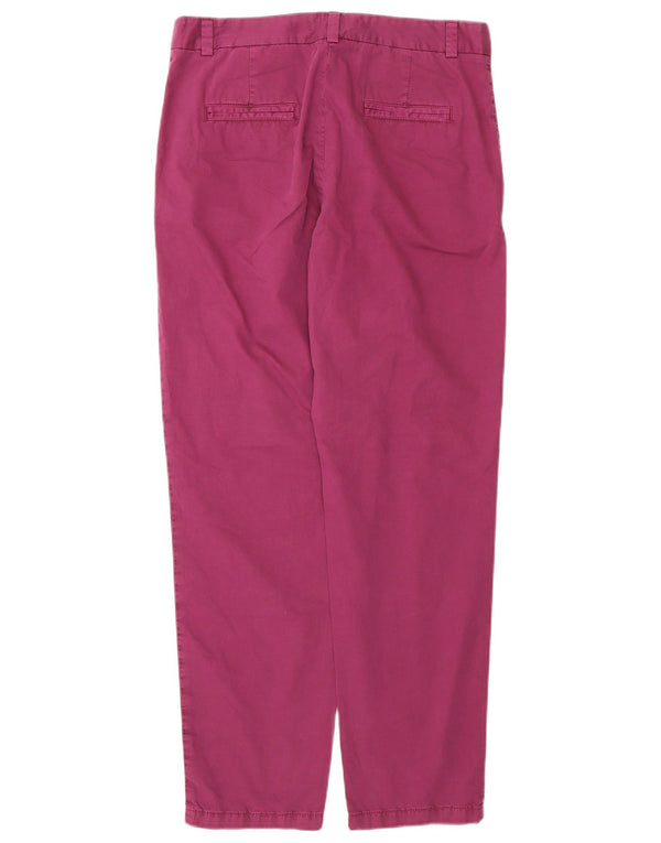 Marks & Spencer Pantalones chinos rectos para mujer UK 10 Small W32 L30 Púrpura