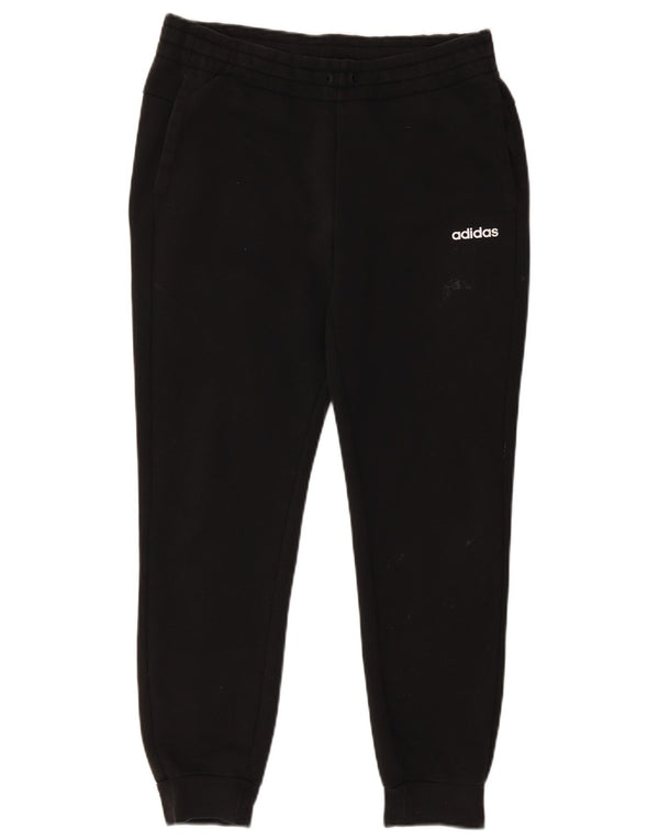 Adidas Pantalones Cortos de Chándal para Mujer Joggers UK 12/14 Medium Negro Algodón
