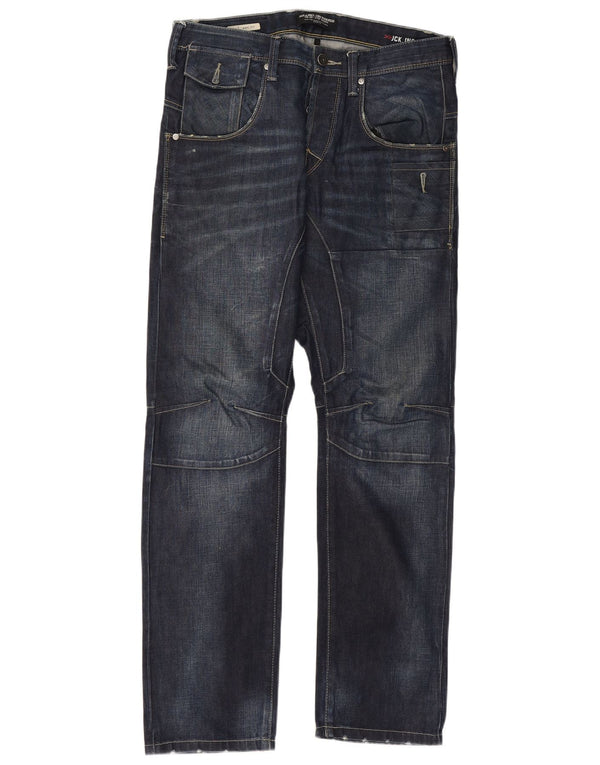 Jack & Jones Vaqueros rectos antifit para hombre W32 L32 Algodón azul