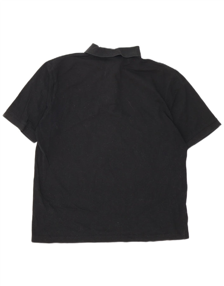 AUSTRALIAN L'ALPINA Polo para hombre IT 50 Mediano Negro