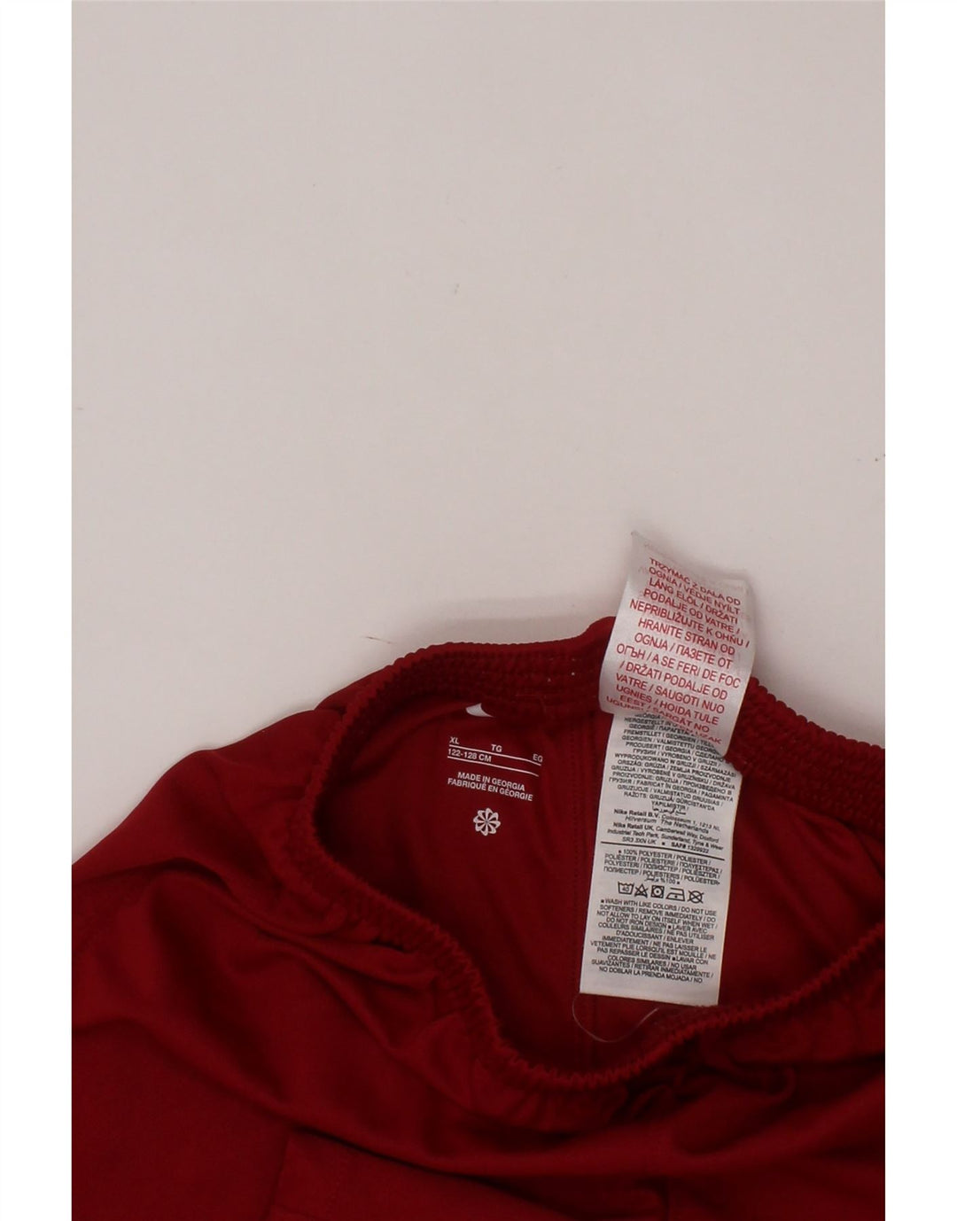 NIKE Boys Liverpool Sport Shorts 6-7 años XL Rojo Poliéster