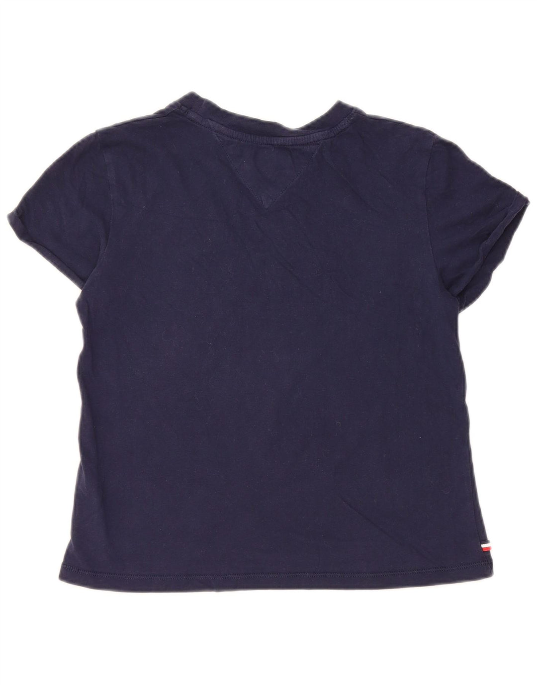 TOMMY HILFIGER Camiseta extragrande para mujer UK 2 2XS Azul marino Algodón
