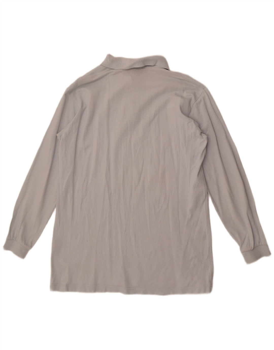 Kappa Polo De Manga Larga De Algodón Azul Medio Hombre