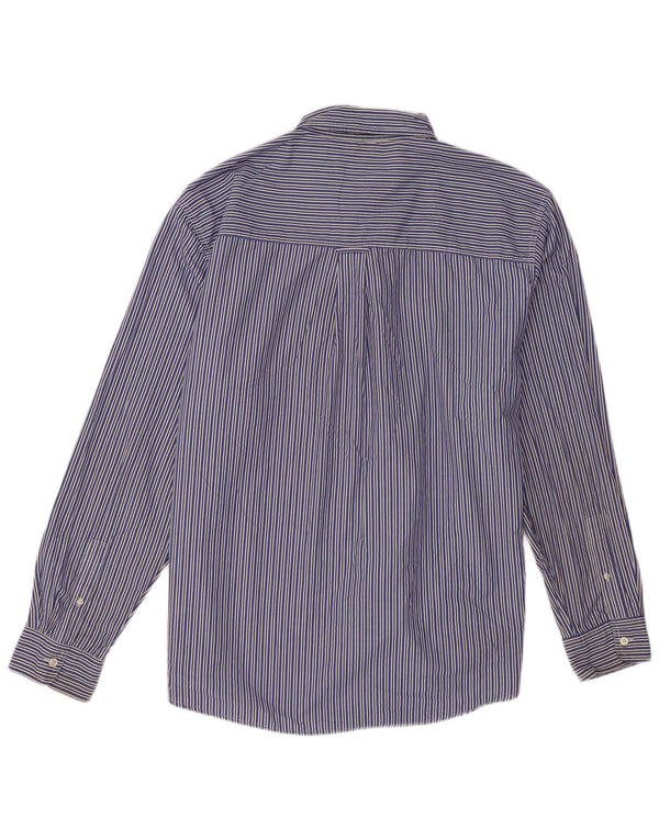Chaps Camisa para hombre 2XL Algodón a rayas azules
