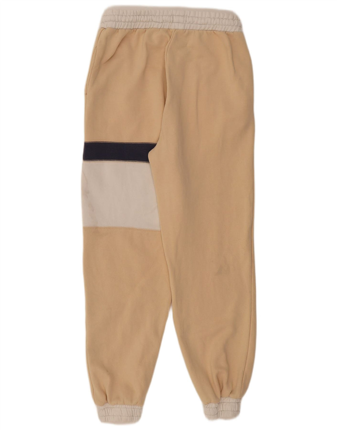 Roxy Hombre Pantalones De Chándal Con Gráfico Joggers Large Beige Colorblock