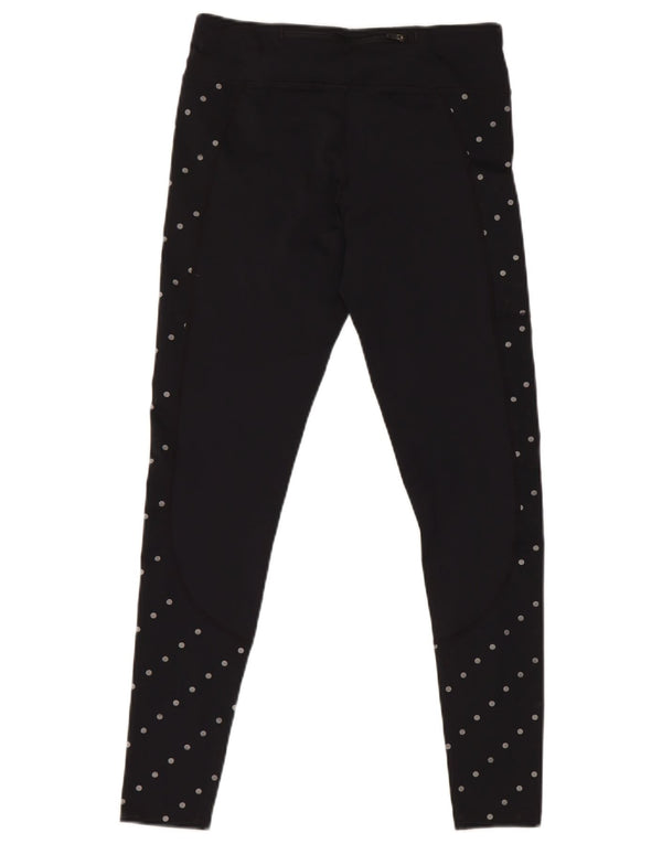 Nike Leggings Dri Fit para mujer UK 10 Pequeño Poliéster de lunares negros