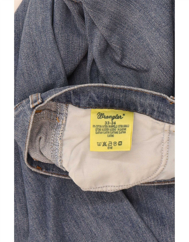 Vaqueros Wrangler Mujer Eve Bootcut W33 L34 Algodón Azul