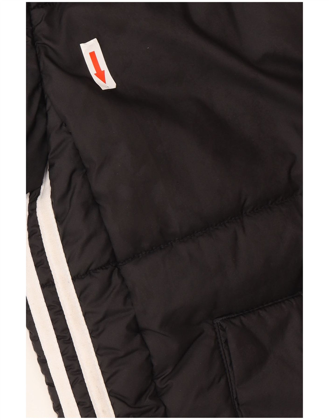 Adidas Chaqueta acolchada extragrande para mujer UK 10 Small Poliéster negro