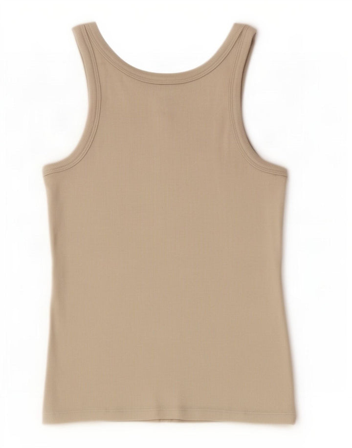 Calvin Klein - Camiseta sin mangas para mujer, talla 8, color verde pequeño