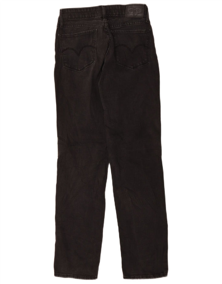 Levi's Mujer 712 Slim Jeans W26 L29 Algodón Negro