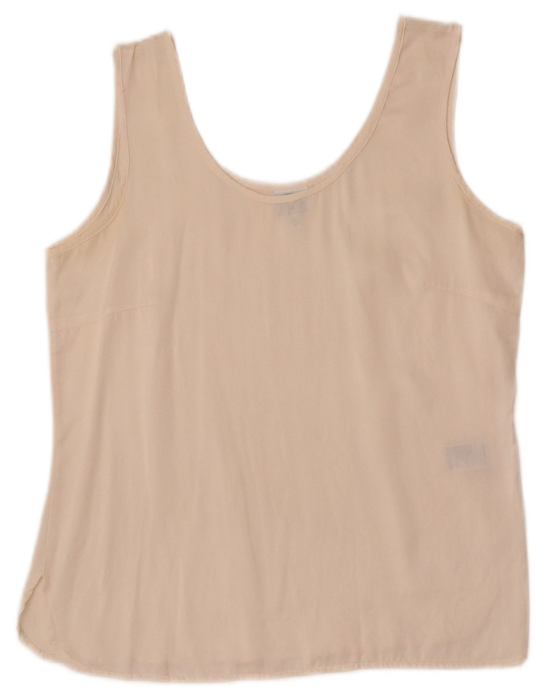 Silk and Soie Top sin mangas para mujer UK 10 Small White Silk