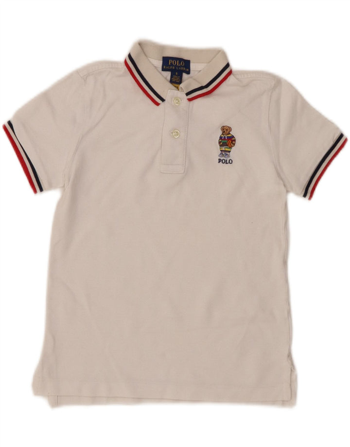 RALPH LAUREN Polo para niño 5-6 años Blanco