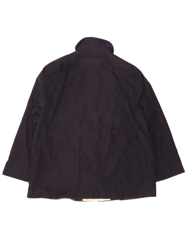 Marks & Spencer Chaqueta utilitaria para mujer UK 20 2XL Azul marino Poliéster