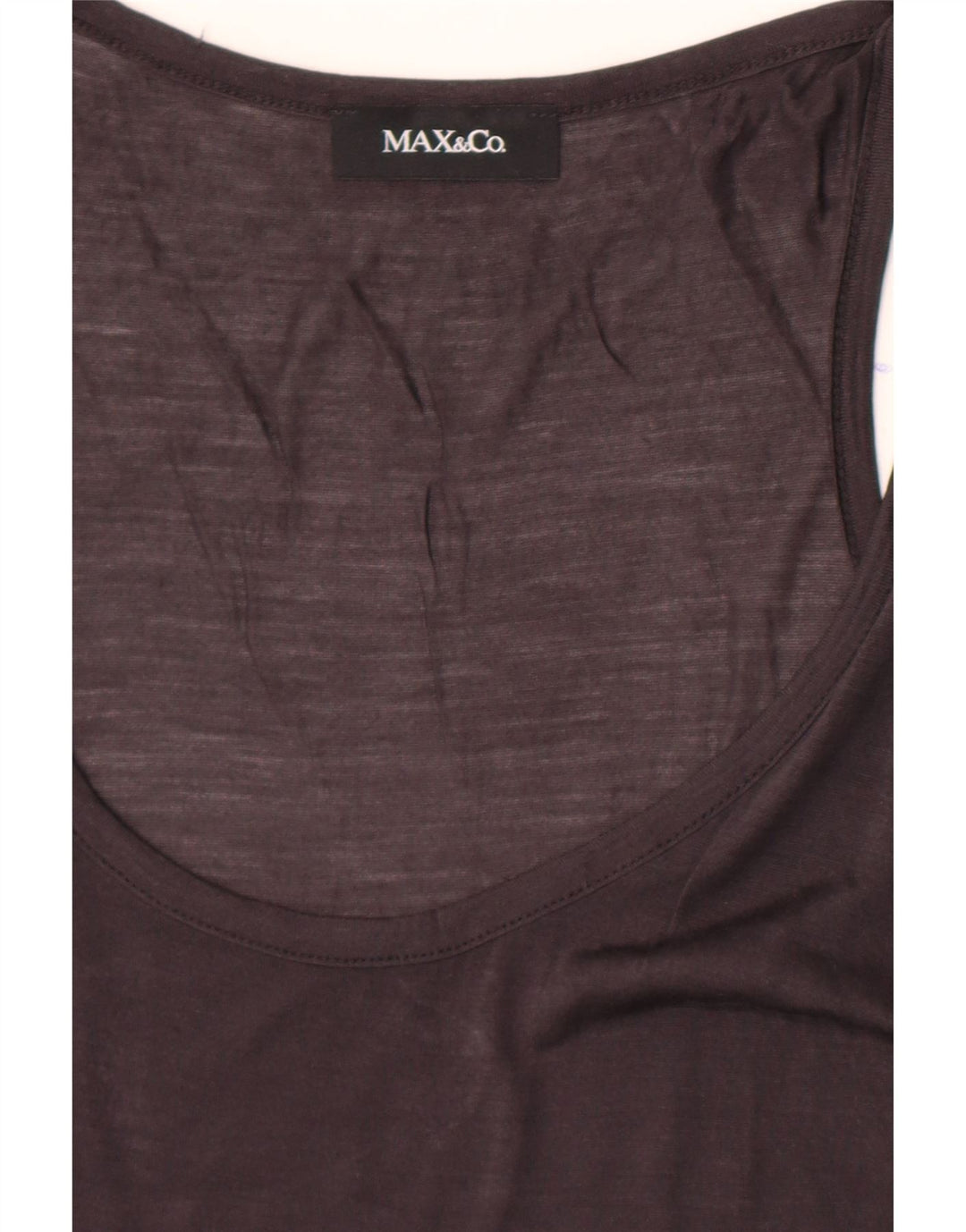 Max & Co. Camiseta sin mangas para mujer UK 12 Medium Black