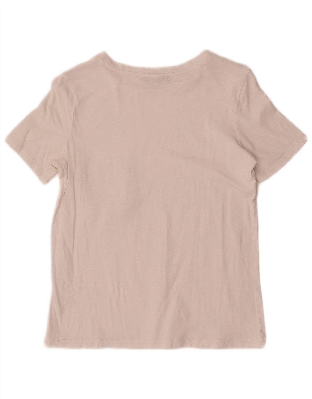 Zara Mujer Camiseta Top UK 10 Small Blanco