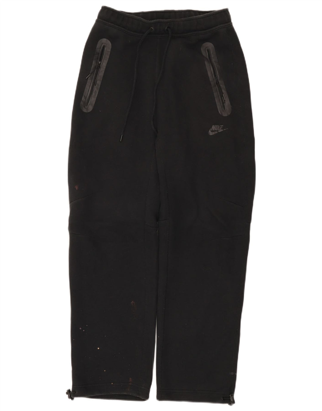 Nike - Pantalón de chándal para hombre, talla pequeña, algodón negro