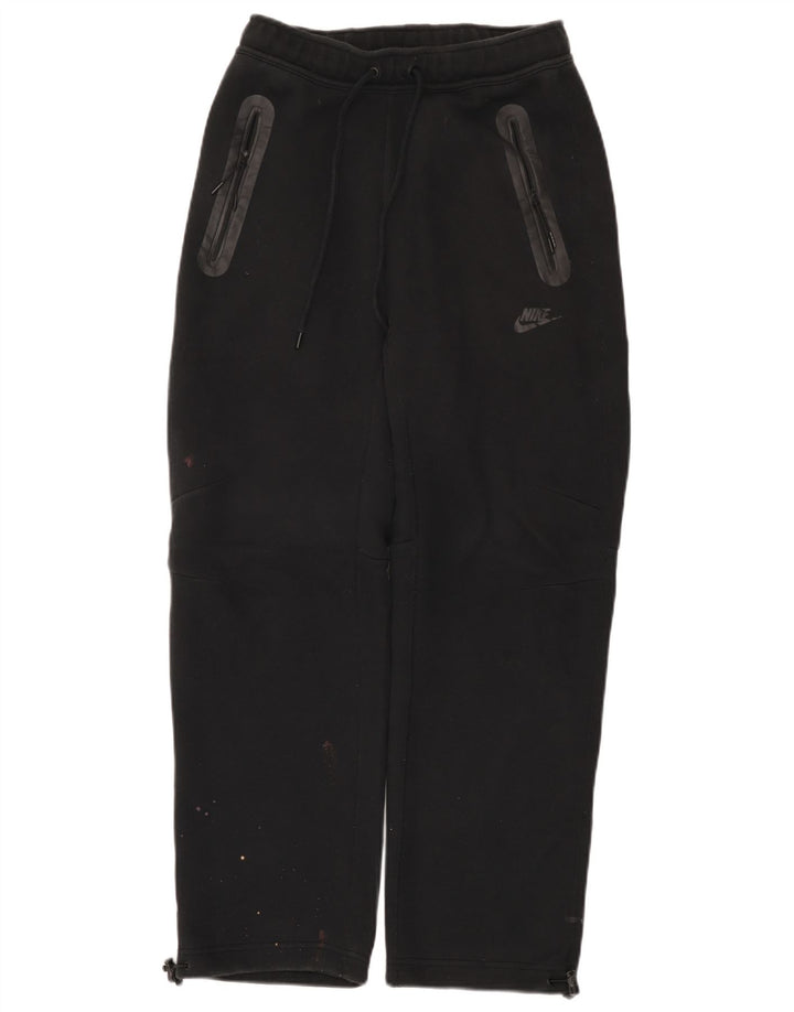 Nike - Pantalón de chándal para hombre, talla pequeña, algodón negro