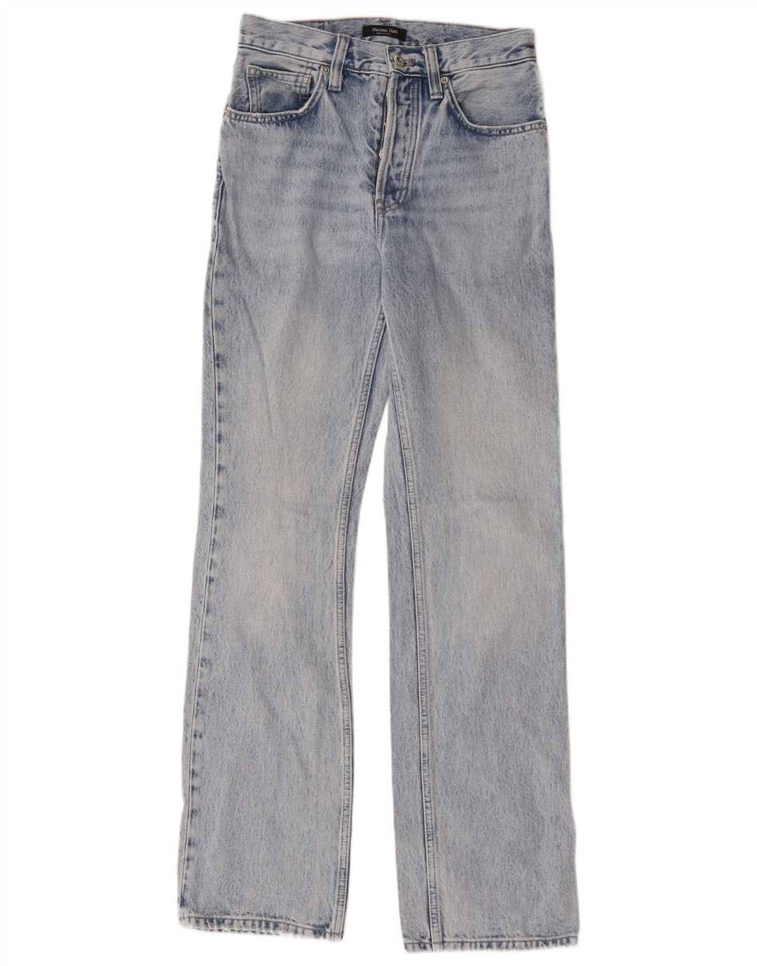Massimo Dutti Vaqueros Rectos Mujer EU 34 2XS W24 L31 Azul